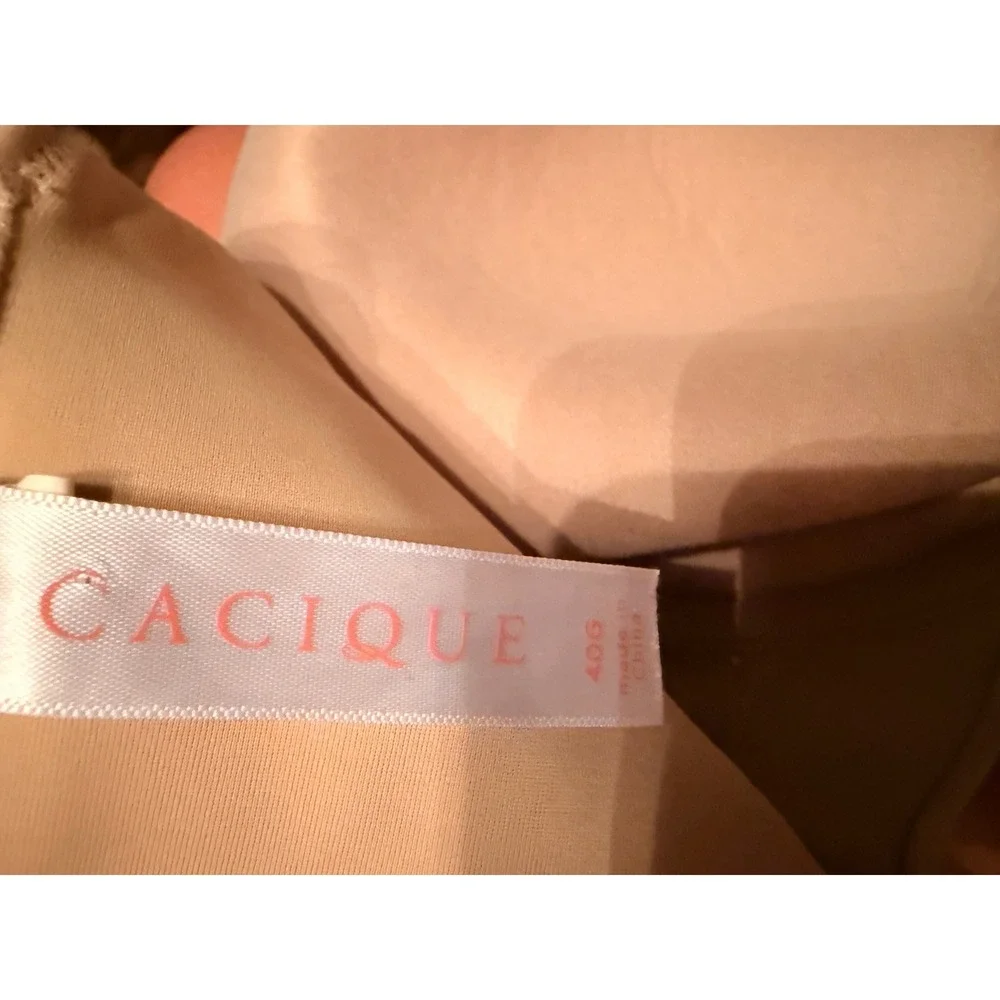 Cacique Lightly Lined Full Coverage Underwire Bra‎ Tan Nude 40G 116041 - Picture 10 of 10